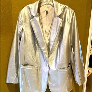 Fun Metallic Silver A New Day Jacket - new